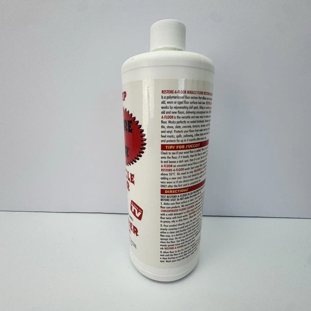 Restore-A-Floor Floor Restore shine Finish Wood linoleum stone tile‎ floors New